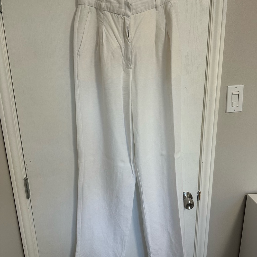 Aritzia Wilfred Effortless Linen Pants TALL